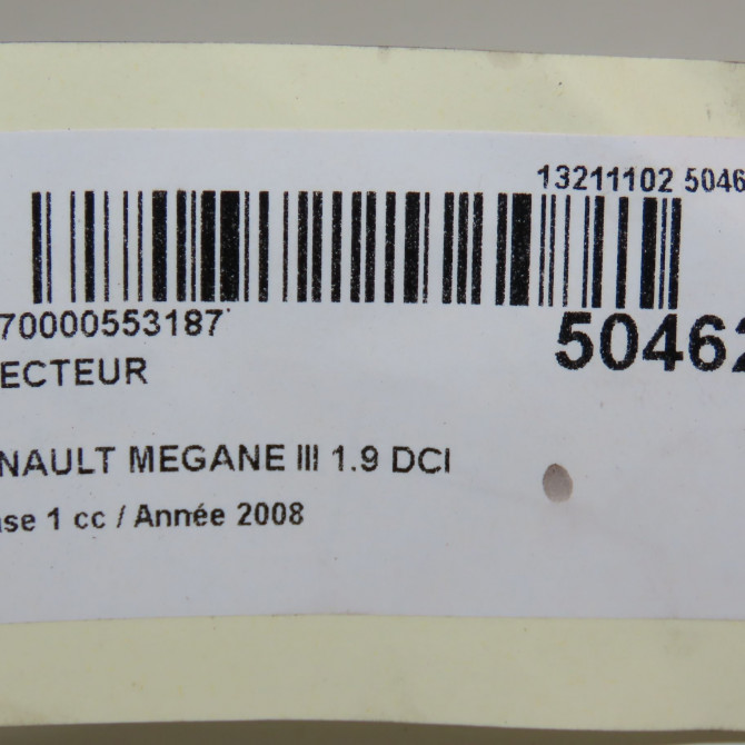 Injecteur occasion RENAULT MEGANE III Phase 1 11-2008->01-2012 1.9 DCI 130ch 8200784019 5