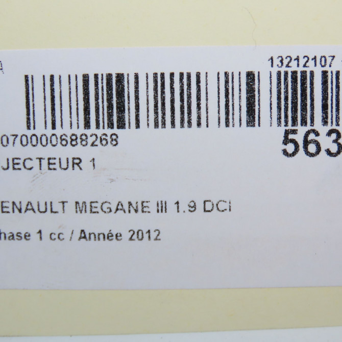 occasion RENAULT MEGANE III Phase 1 11-2008->01-2012 1.9 DCI 130ch 8200784019 5