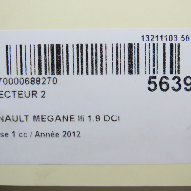 occasion RENAULT MEGANE III Phase 1 11-2008->01-2012 1.9 DCI 130ch 8200784019 4