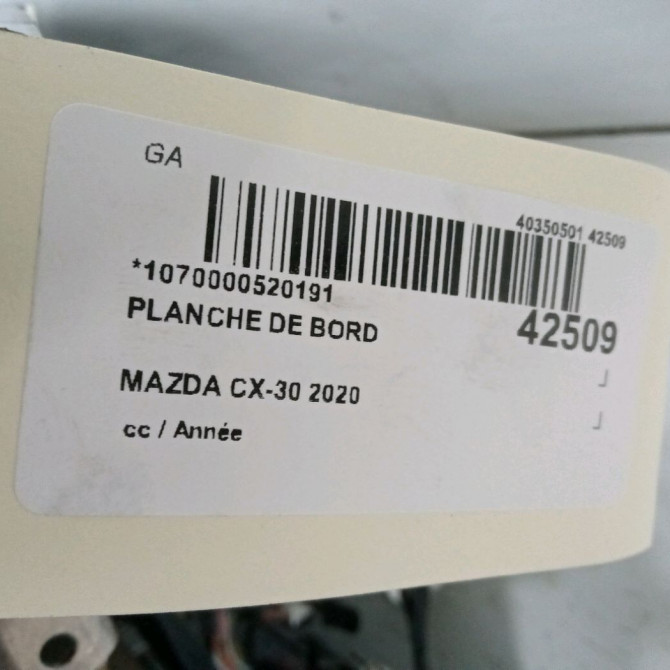Planche de bord occasion MAZDA DFR56035050 2
