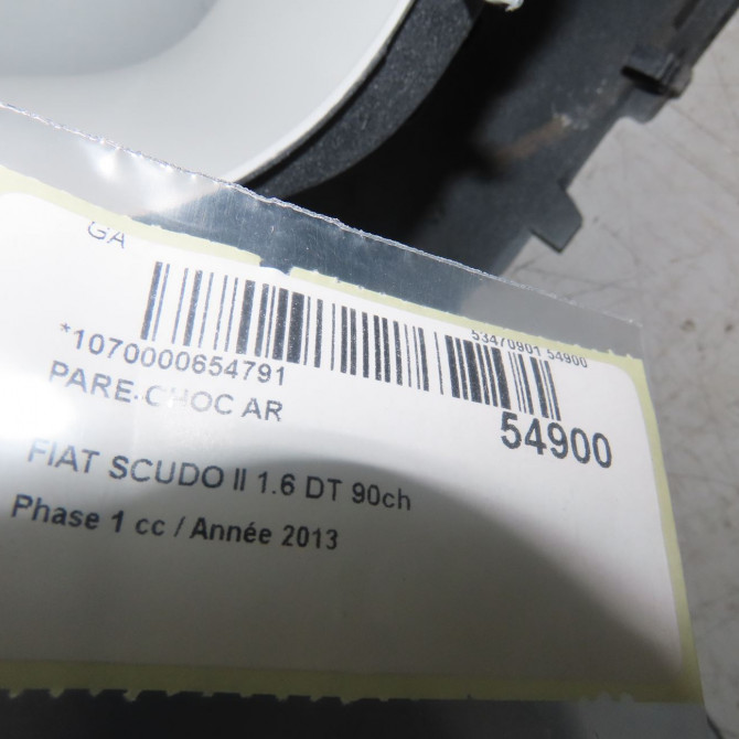 Pare-choc arrière occasion FIAT SCUDO II Phase 1 04-2007->... 1.6 DT 90ch 1497605078 3