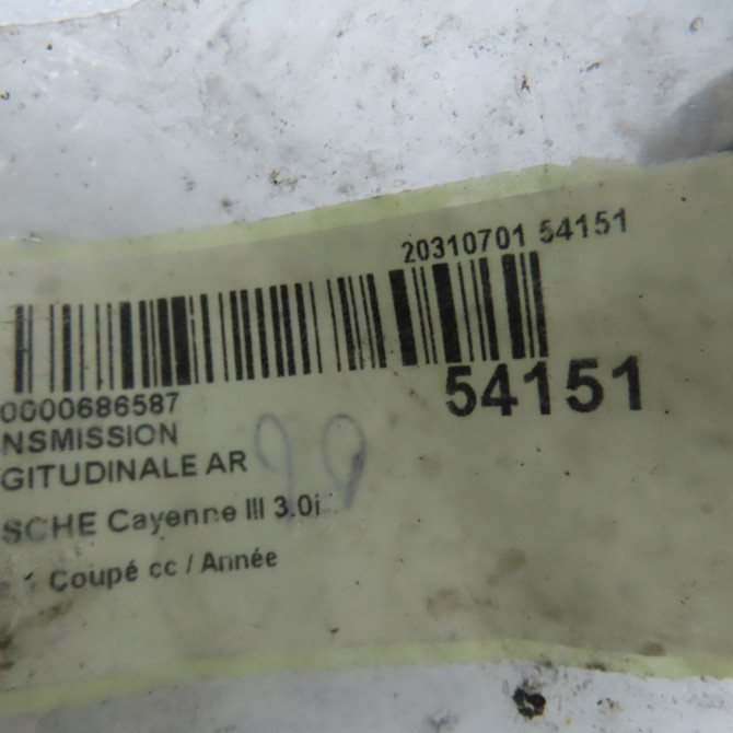 Transmission longitudinale ar occasion  PAB521101E 4