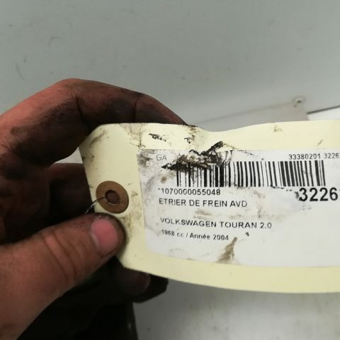 Etrier de frein avant droit occasion VOLKSWAGEN TOURAN I Phase 1 03-2003->12-2006 1K0615124E 4