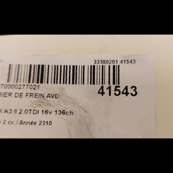 Etrier de frein avant droit occasion AUDI A3 II Phase 2 06-2008->07-2012 2.0TDI 16v 136ch 1K0615124E 3