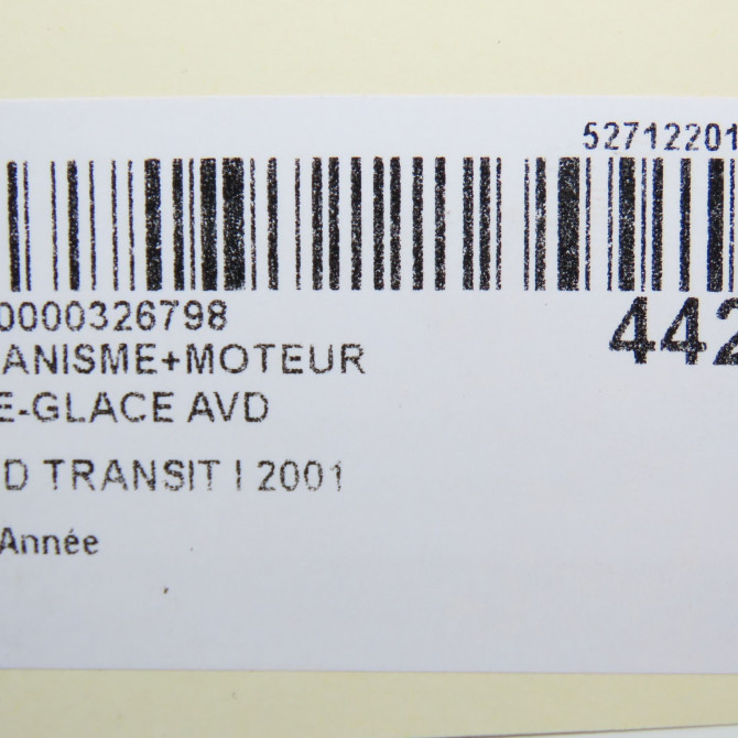 Mecanisme + moteur lève-glace avant droit occasion FORD TRANSIT I 4458244 6