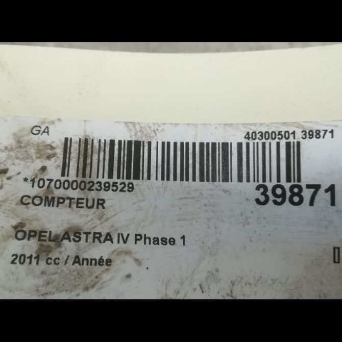 Compteur occasion CITROEN DS3 Phase 1 11-2009->03-2014 13355672 3