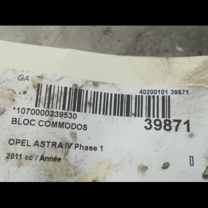 Bloc commodos occasion SEAT IBIZA II Phase 3 09-1999->03-2002 1.9 TDI 110ch 5