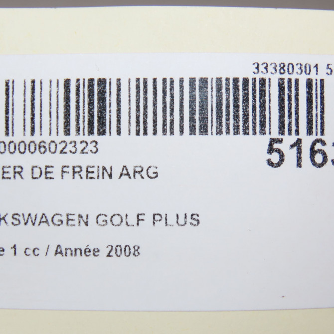 Etrier de frein arrière gauche occasion VOLKSWAGEN GOLF PLUS Phase 1 03-2005->03-2009 1.9 TDI 105ch 1K0615423J 6