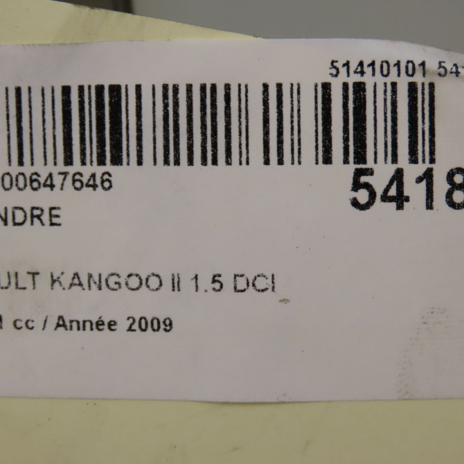 Calandre occasion RENAULT KANGOO II Phase 1 01-2008->03-2013 1.5 DCI 85ch 7701210129 4