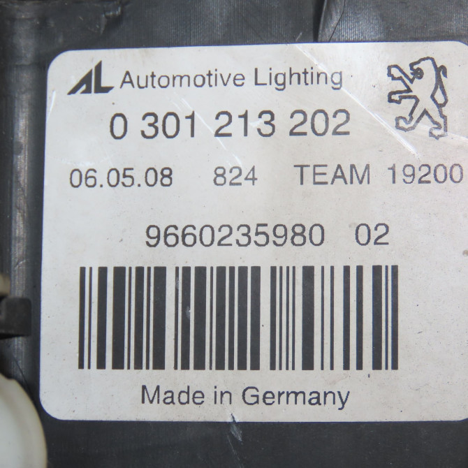Phare droit occasion PEUGEOT 407 Phase 1 04-2004->07-2008 2.0 HDI 136ch 620690 5