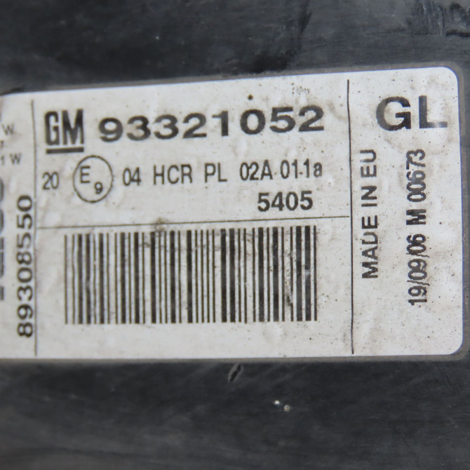 Phare gauche occasion OPEL MERIVA I Phase 2 01-2006->09-2010 93175364 4