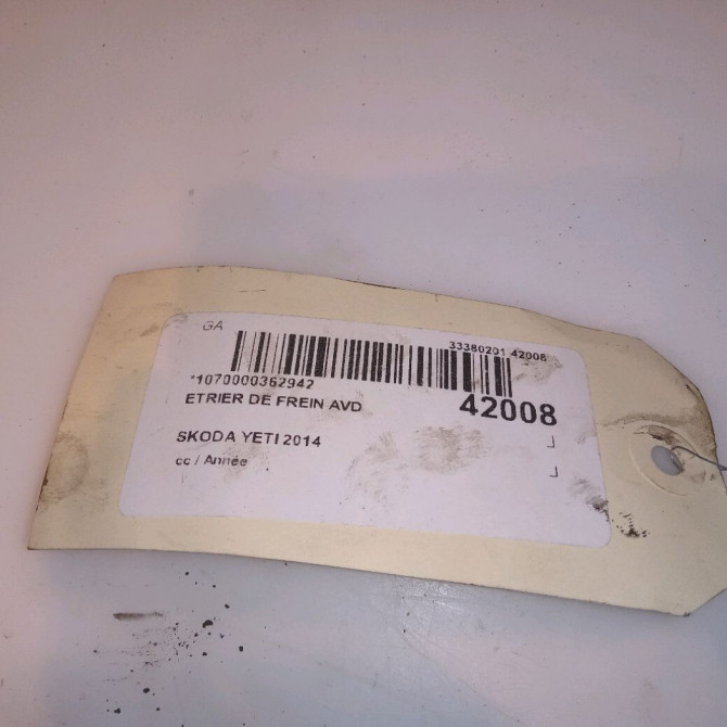 Etrier de frein avant droit occasion SKODA YETI 1K0615124E 4