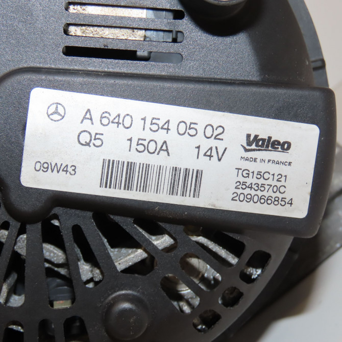 Alternateur occasion MERCEDES CLASSE A II Phase 2 04-2008->06-2012 A 180 CDI 2661541302 6