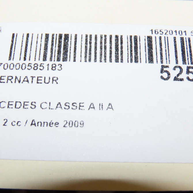 Alternateur occasion MERCEDES CLASSE A II Phase 2 04-2008->06-2012 A 180 CDI 2661541302 8