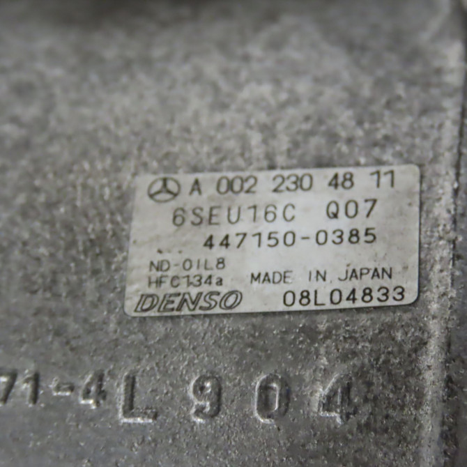 Compresseur air conditionne occasion MERCEDES CLASSE A II Phase 2 04-2008->06-2012 A 180 CDI 22304811 6