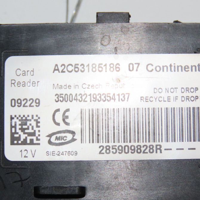 Lecteur de carte occasion RENAULT SCENIC III Phase 1 04-2009->11-2011 1.9 DCI 130ch 285909828R 4