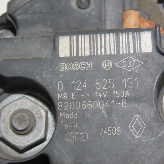 Alternateur occasion RENAULT SCENIC III Phase 1 04-2009->11-2011 1.9 DCI 130ch 8200849752 7