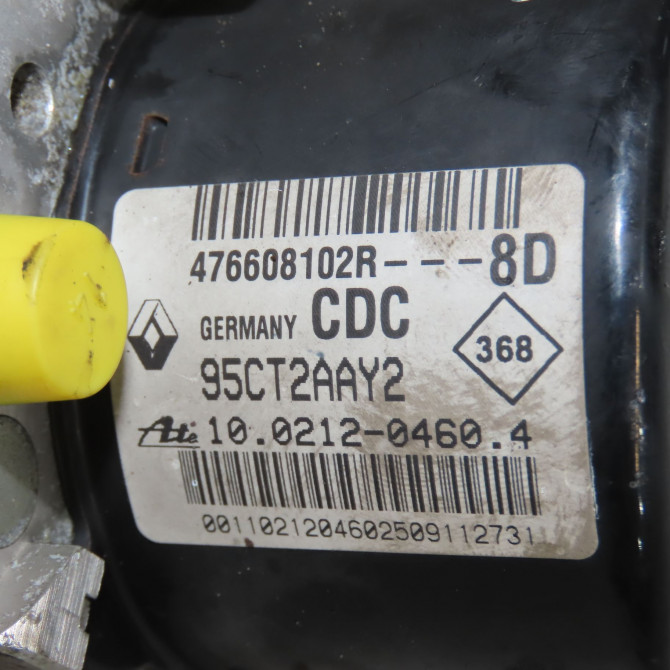 Unité hydraulique ABS occasion RENAULT SCENIC III Phase 1 04-2009->11-2011 1.9 DCI 130ch 476604304R 6