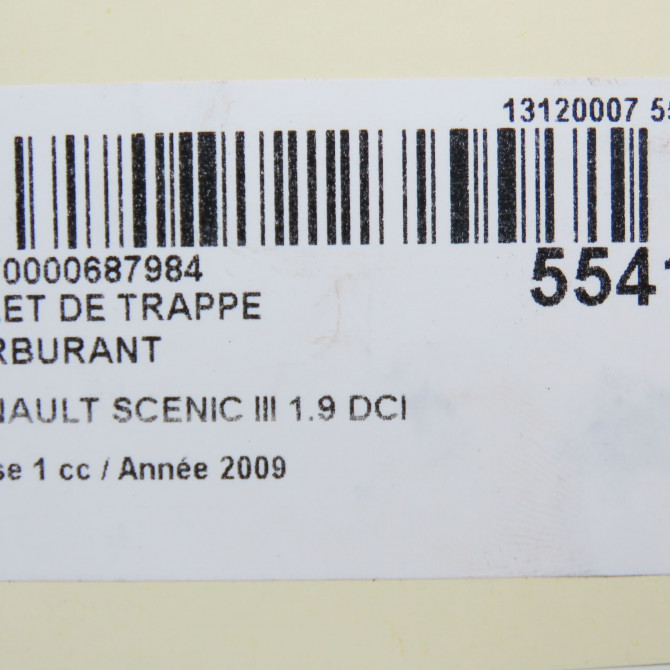 Volet de trappe carburant occasion RENAULT SCENIC III Phase 1 04-2009->11-2011 1.9 DCI 130ch 788300023R 5