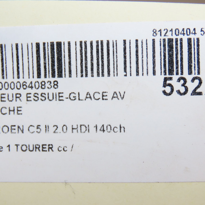 occasion CITROEN C5 II Phase 1 04-1995->04-1999 2.0 HDI 140ch 6405LC 6