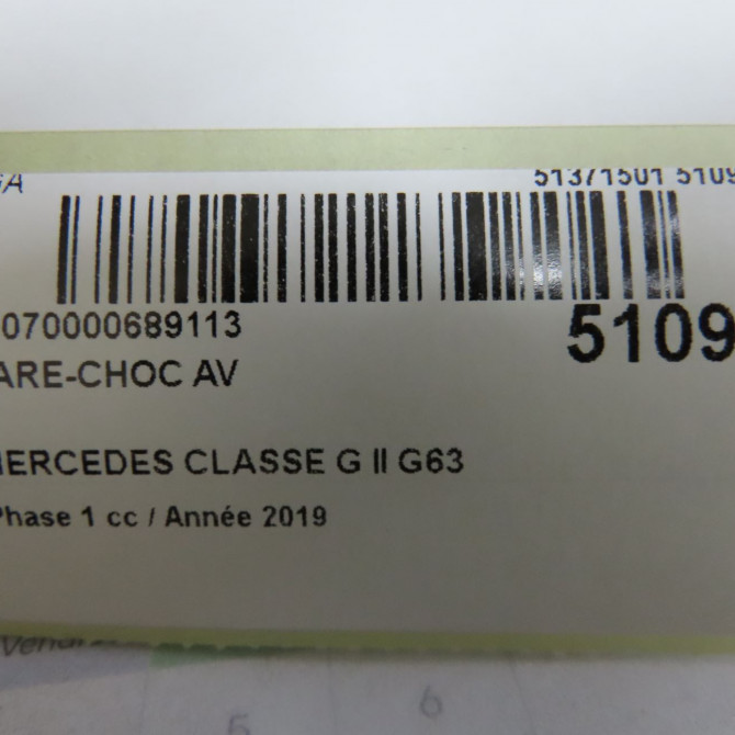 Pare-choc avant occasion 7