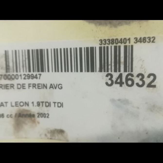 Etrier de frein avant gauche occasion SEAT LEON I Phase 1 04-2000->10-2006 1.9 TDI 90ch 1K0615123D 3