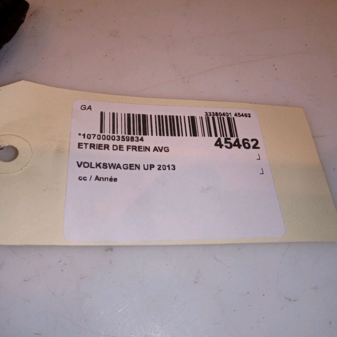 Etrier de frein avant gauche occasion VOLKSWAGEN UP 1K0615123D 3