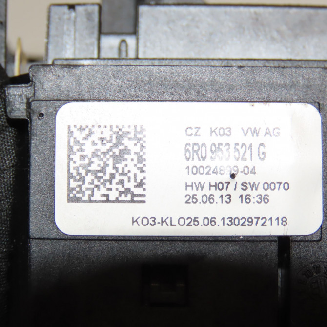 Bloc commodos occasion SEAT IBIZA IV IBIZA IV Phase 2 2012-02-01->2016-03-31 1.6 TDI 90ch 6R0953507G9B9 5