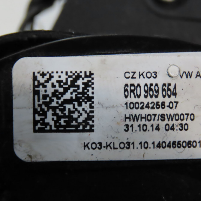 Bloc commodos occasion SEAT IBIZA IV IBIZA IV Phase 2 2012-02-01->2016-03-31 1.2 TSI 105ch 6R0953507G9B9 6