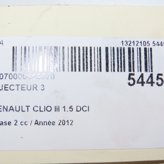 occasion RENAULT CLIO III Phase 2 03-2009->12-2014 1.5 DCI 75ch 166000897R 5