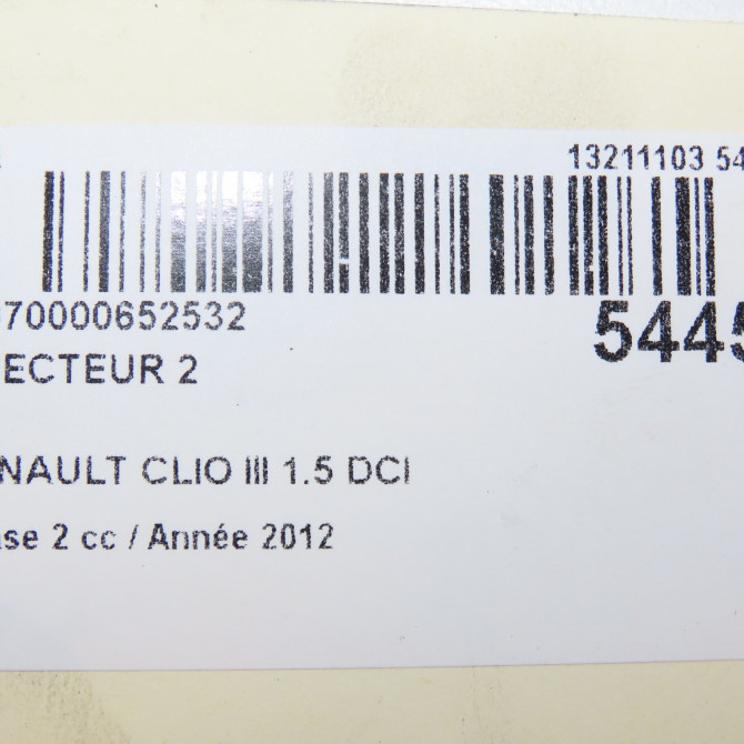 occasion RENAULT CLIO III Phase 2 03-2009->12-2014 1.5 DCI 75ch 166000897R 5