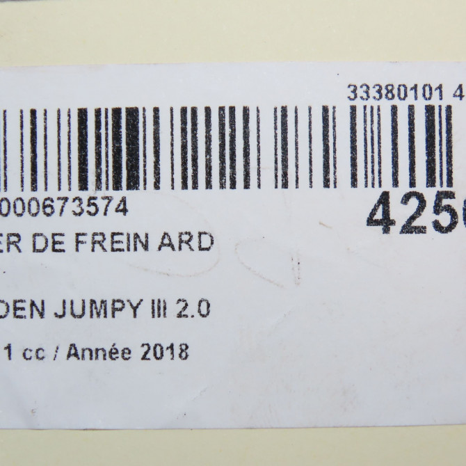 Etrier de frein arrière droit occasion CITROEN 146 Phase 1 04-1995->04-1999 2.0 BLUEHDI 180ch 1617937680 6