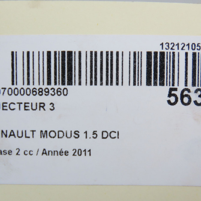 occasion RENAULT MODUS Phase 2 01-2008->12-2012 1.5 DCI 75ch 166000897R 5