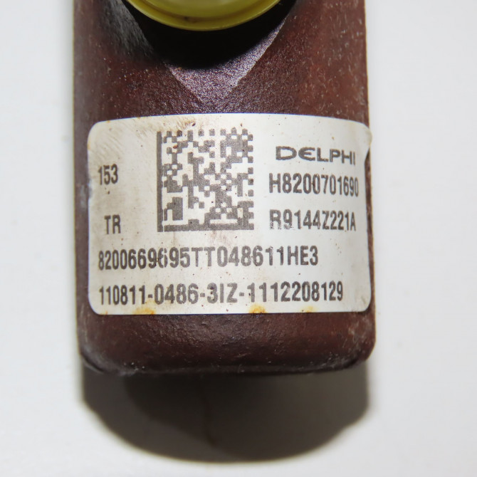 Rampe injection occasion RENAULT MODUS Phase 2 01-2008->12-2012 1.5 DCI 75ch 8200669695 3