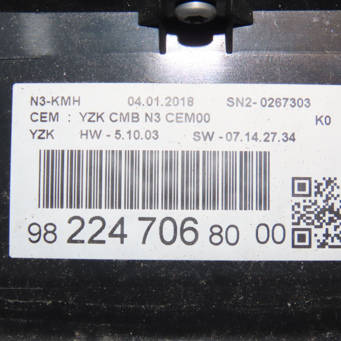 Compteur occasion CITROEN 146 Phase 1 04-1995->04-1999 2.0 BLUEHDI 180ch 9842119280 4