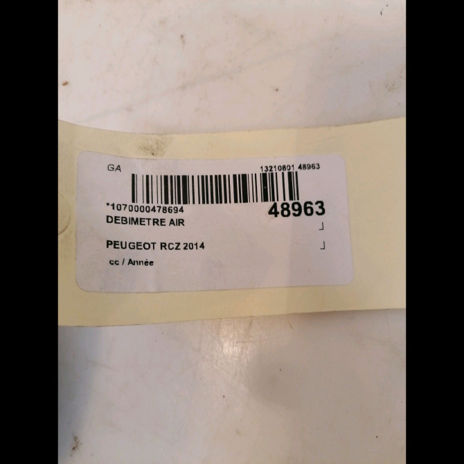 Debimetre air occasion PEUGEOT RCZ 1920QV 3
