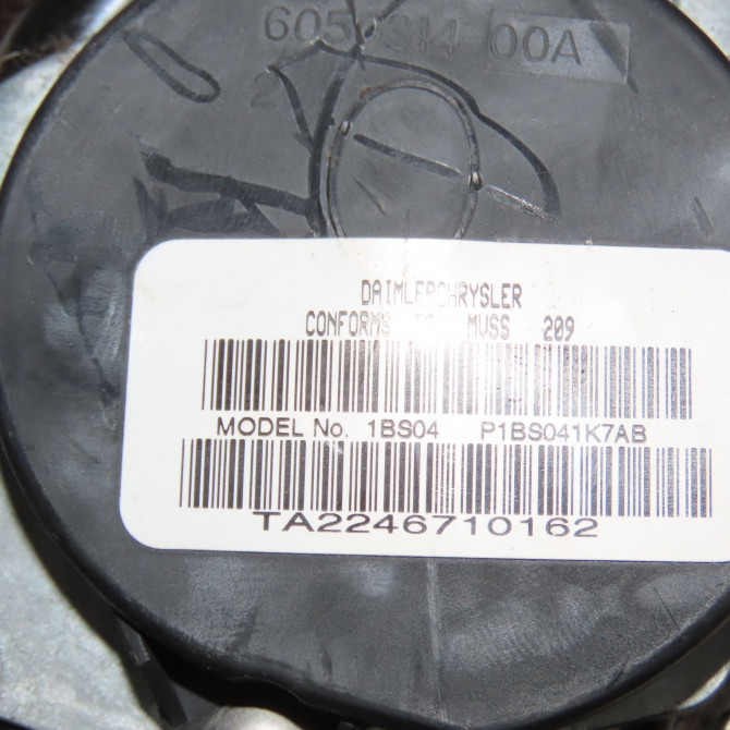 Ceinture avant droite occasion JEEP PATRIOT Phase 1 11-2007->12-2010 7