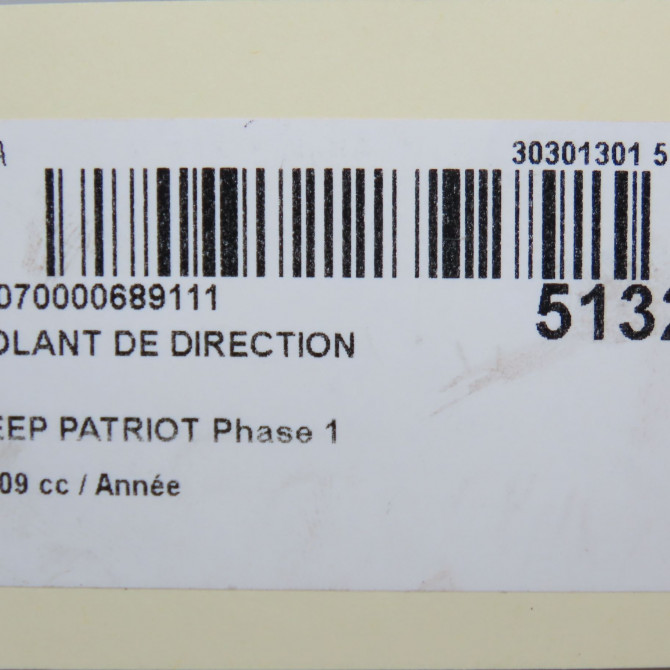 Volant de direction occasion JEEP PATRIOT Phase 1 11-2007->12-2010 4