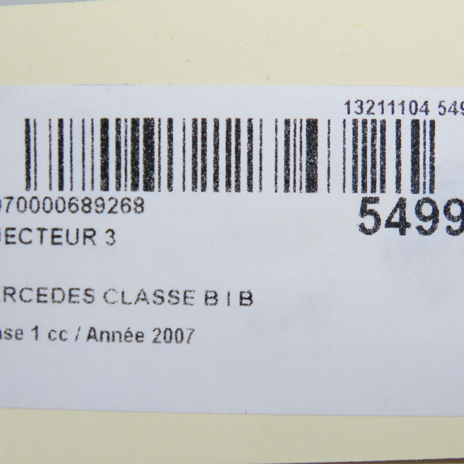occasion MERCEDES CLASSE B I Phase 1 06-2005->04-2008 B 180 CDI 5