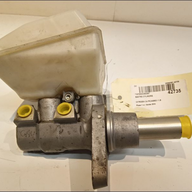Maitre cylindre occasion CITROEN C4 PICASSO I Phase 1 01-2007->10-2013 1.6 HDi 16v 110ch 4601T1 2