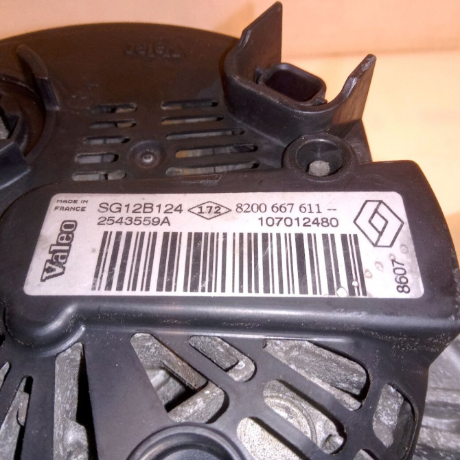 Alternateur occasion RENAULT SCENIC II Phase 2 09-2006->04-2009 1.9 DCI 130ch 8200667618 5