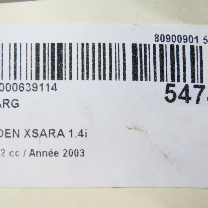 Feu arrière gauche occasion CITROEN XSARA Phase 2 09-2000->12-2005 1.4i 6350P0 5