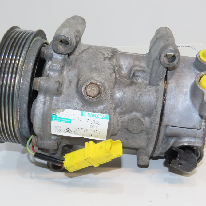 Compresseur air conditionne occasion CITROEN BERLINGO II Phase 1 05-2008->01-2012 1.6 HDI 16v 75ch 9822826880 3