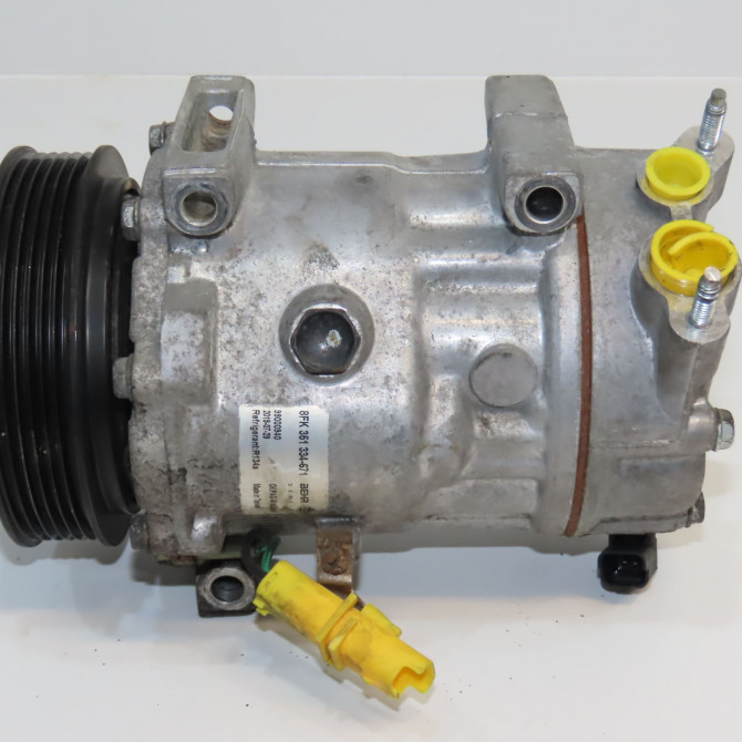 Compresseur air conditionne occasion PEUGEOT 5008 I Phase 1 11-2009->12-2013 9822826880 4
