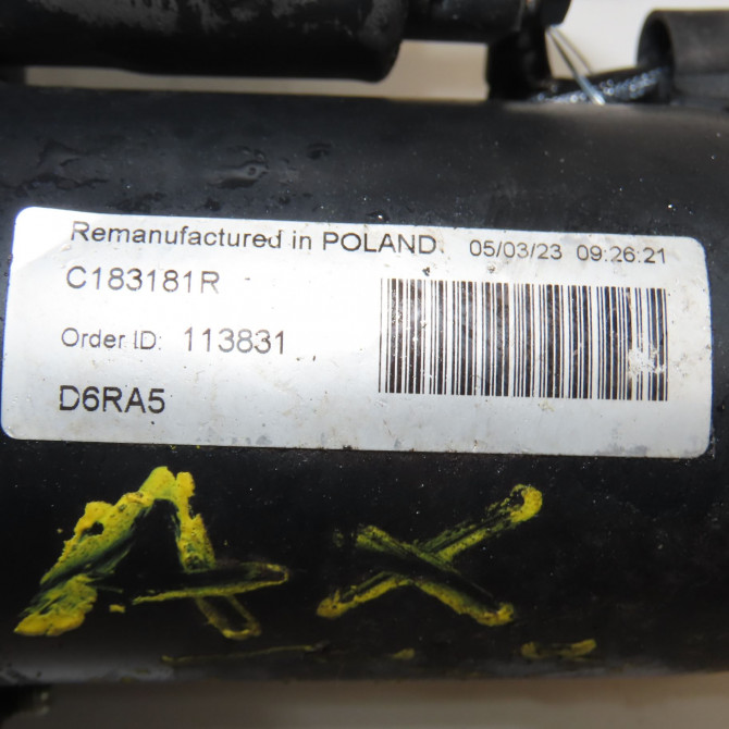 Démarreur occasion CITROEN AX Phase 1 01-1987->06-1991 1.0i 8v 45ch 5802C9 5