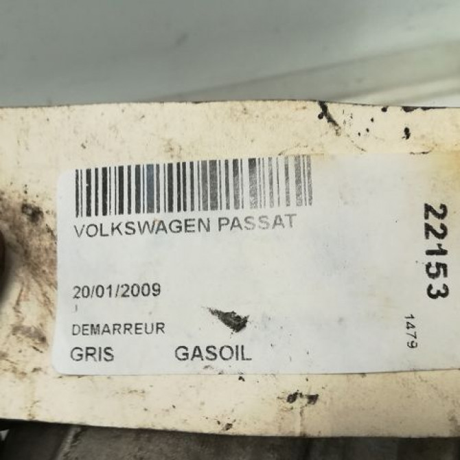 Démarreur occasion VOLKSWAGEN PASSAT V Phase 1 03-2005->10-2010 02M911024A 4