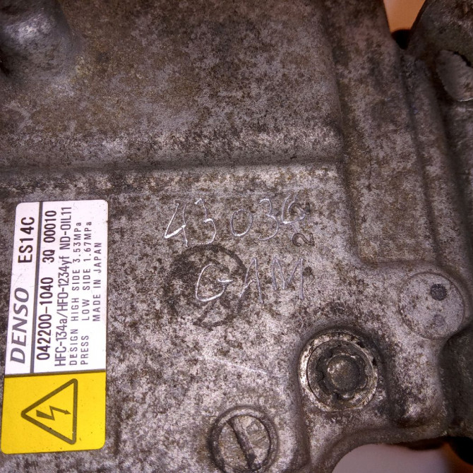 Compresseur air conditionne occasion TOYOTA YARIS III YARIS III Phase 1 2011-03-01->2015-04-30 1.5 100ch 8837052012 6