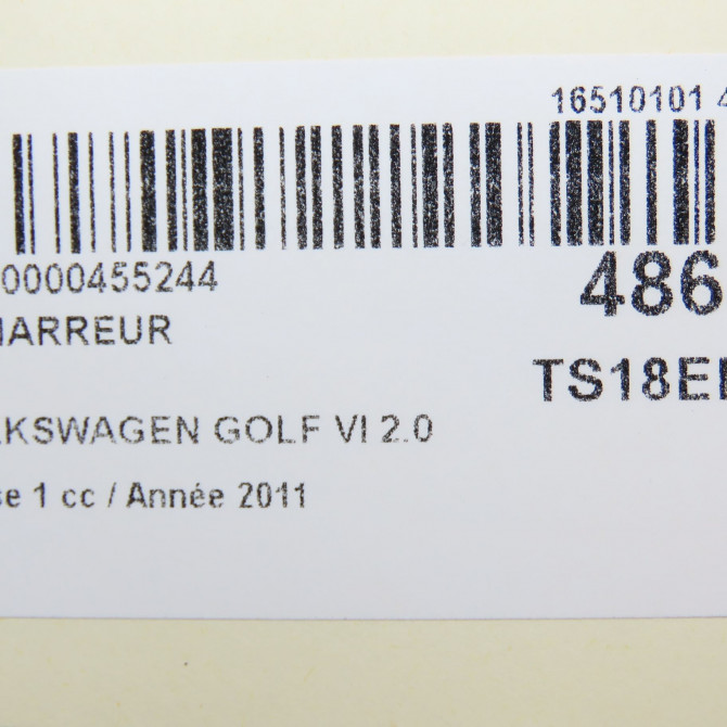 Démarreur occasion VOLKSWAGEN GOLF VI Phase 1 10-2008->04-2013 2.0 TDI 140ch 2M911024P 7