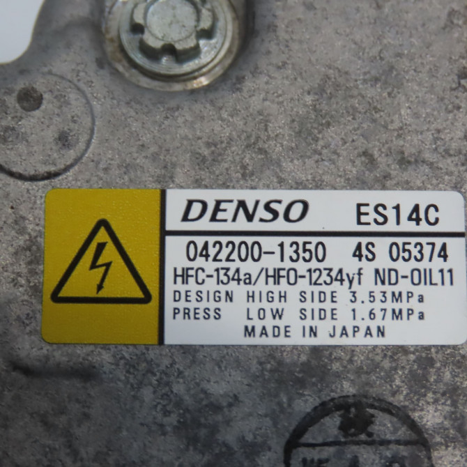 Compresseur air conditionne occasion TOYOTA YARIS III Phase 2 06-2014->... 1.5 100ch 8837052012 6