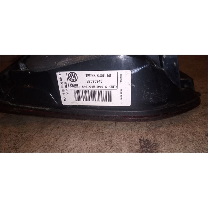 Feu arrière intérieur droit occasion VOLKSWAGEN GOLF VI Phase 1 10-2008->04-2013 1.6 TDI 105ch 5K0945094G 3